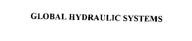 GLOBAL HYDRAULIC SYSTEMS