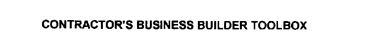 CONTRACTOR'S BUSINESS BUILDER TOOLBOX