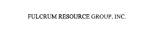 FULCRUM RESOURCE GROUP, INC.