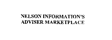 NELSON INFORMATION'S ADVISER MARKETPLACE