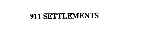 911 SETTLEMENTS