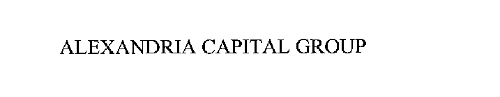 ALEXANDRIA CAPITAL GROUP