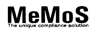 MEMOS THE UNIQUE COMPLIANCE SOLUTION