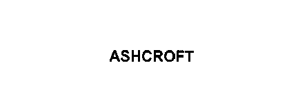 ASHCROFT