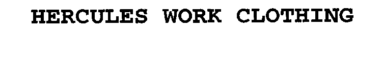 HERCULES WORK CLOTHING