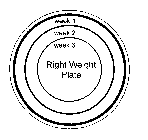 WEEK 1 WEEK 2 WEEK 3 RIGHT WEIGHT PLATE