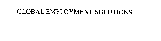 GLOBAL EMPLOYMENT SOLUTIONS