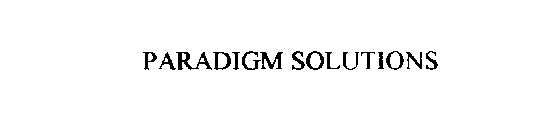 PARADIGM SOLUTIONS