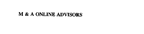 M & A ONLINE ADVISORS