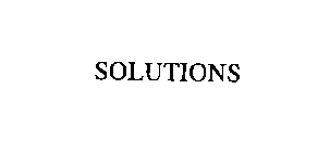 SOLUTIONS