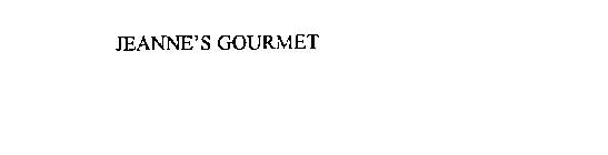 JEANNE'S GOURMET