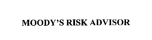 MOODY'S RISK ADVISOR