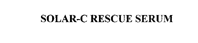 SOLAR-C RESCUE SERUM