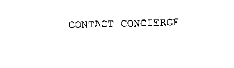 CONTACT CONCIERGE