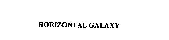 HORIZONTAL GALAXY