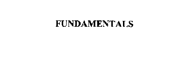 FUNDAMENTALS