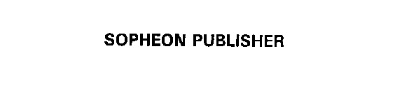 SOPHEON PUBLISHER