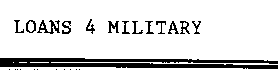 LOANS 4 MILITARY