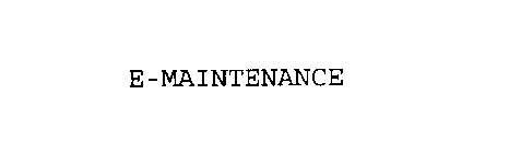 E -MAINTENANCE