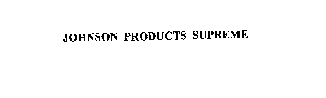 JOHNSON PRODUCTS SUPREME