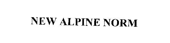 NEW ALPINE NORM