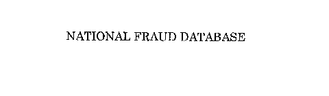 NATIONAL FRAUD DATABASE