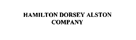 HAMILTON DORSEY ALSTON COMPANY