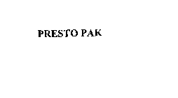 PRESTO PAK