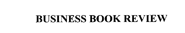 BUSINESS BOOK REVIEW