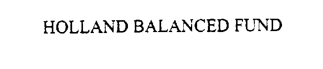 HOLLAND BALANCED FUND