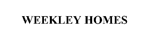 WEEKLEY HOMES