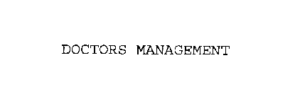 DOCTORS MANAGEMENT