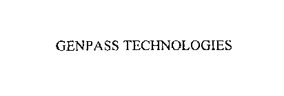 GENPASS TECHNOLOGIES