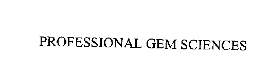 PROFESSIONAL GEM SCIENCES