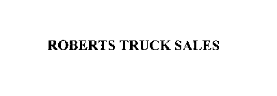 ROBERTS TRUCK SALES