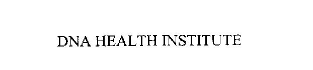 DNA HEALTH INSTITUTE