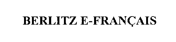 BERLITZ E-FRANCAIS