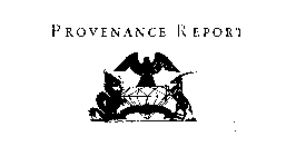 PROVENANCE REPORT