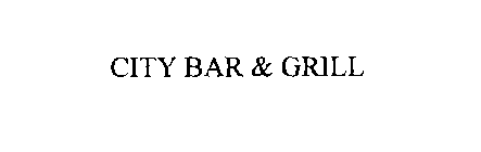 CITY BAR & GRILL