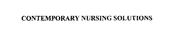 CONTEMPORARY NURSING SOLUTIONS