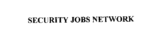 SECURITY JOBS NETWORK