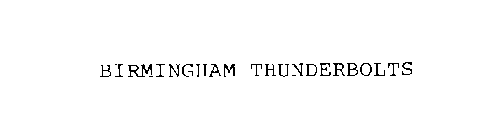 BIRMINGHAM THUNDERBOLTS