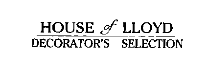 HOUSE OF LLOYD DECORATOR'S SELECTION