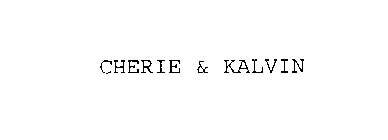 CHERIE & KALVIN