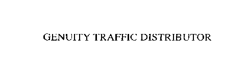 GENUITY TRAFFIC DISTRIBUTOR