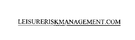 LEISURERISKMANAGEMENT.COM