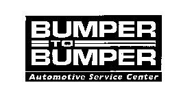 BUMPER TO BUMPER AUTOMOTIVE SERVICE CENTER