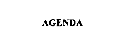 AGENDA