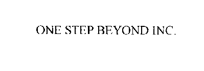 ONE STEP BEYOND INC.