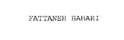 FATTANEH BAHARI